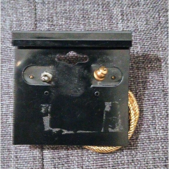 New In Box Bob Siemon  Goldtone Earrings Jewelry. Geometric - Picture 3 of 4